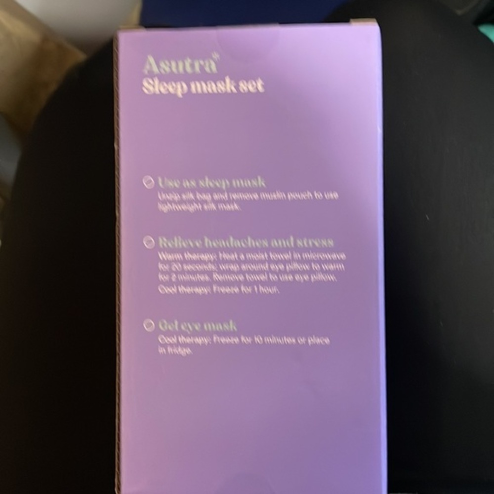 Asutra Sleep Mask Set - Picture 2 of 2